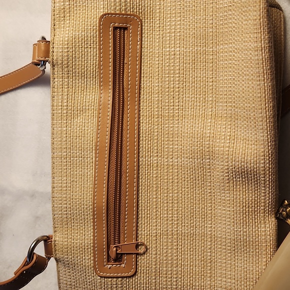 NWT beautifuk Strada beach themed purse detailed with cloth, sequins and beads - Picture 5 of 8